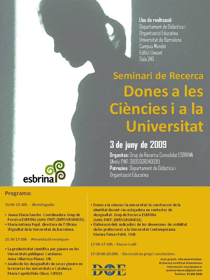 Programa del seminari Programa del seminari