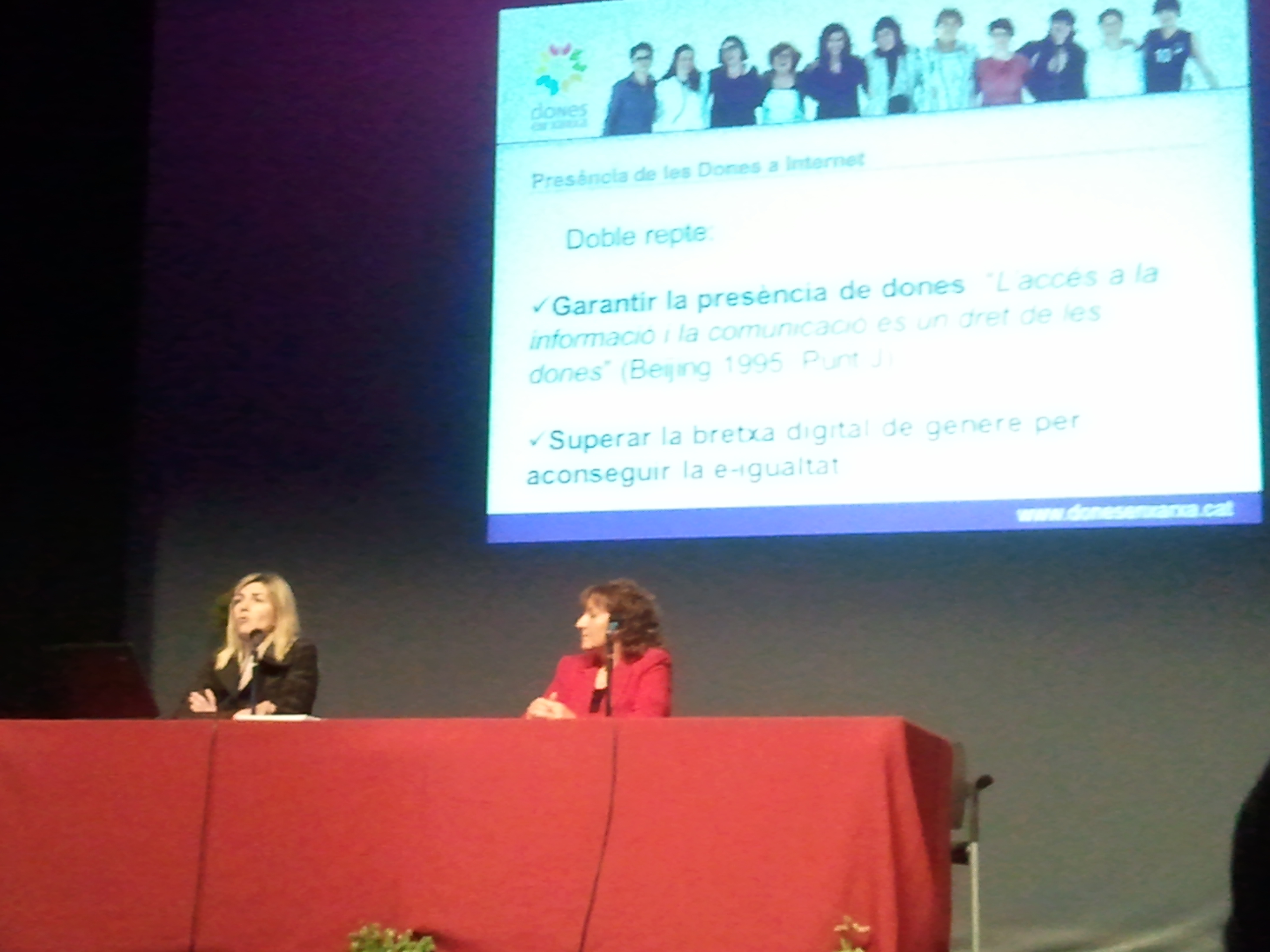 Maite Ortega i Carme Sanchez