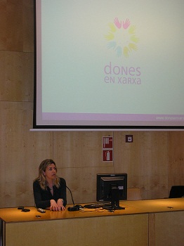 Carme Sánchez, gerent de Dones en Xarxa Carme Sánchez, gerent de Dones en Xarxa